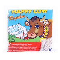 Happy Cow Slice Cheese Regular 10 Slices